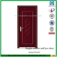 fangda interior mdf pvc door